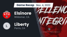 Recap: Elsinore  vs. Liberty  2022