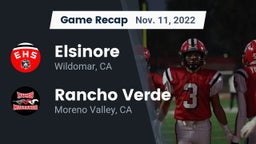 Recap: Elsinore  vs. Rancho Verde  2022