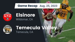 Recap: Elsinore  vs. Temecula Valley  2023