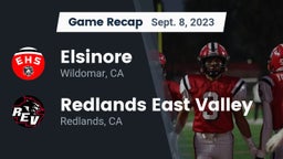 Recap: Elsinore  vs. Redlands East Valley  2023