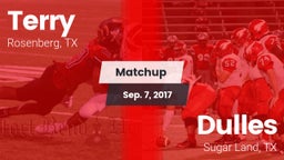 Matchup: Terry  vs. Dulles  2017