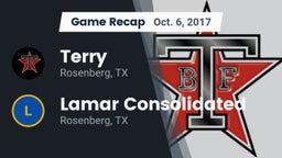 Recap: Terry  vs. Lamar Consolidated  2017
