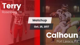 Matchup: Terry  vs. Calhoun  2017
