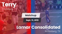 Matchup: Terry  vs. Lamar Consolidated  2019