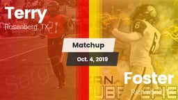 Matchup: Terry  vs. Foster  2019