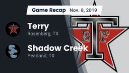 Recap: Terry  vs. Shadow Creek  2019