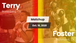 Matchup: Terry  vs. Foster  2020