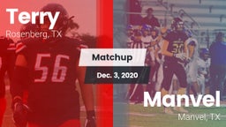 Matchup: Terry  vs. Manvel  2020