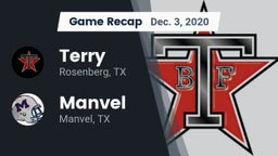 Recap: Terry  vs. Manvel  2020