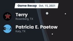 Recap: Terry  vs. Patricia E. Paetow  2021
