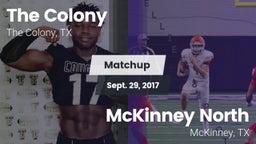 Matchup: The Colony High vs. McKinney North  2017