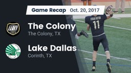 Recap: The Colony  vs. Lake Dallas  2017