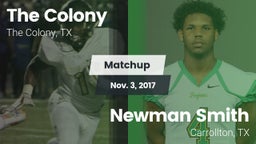 Matchup: The Colony High vs. Newman Smith  2017