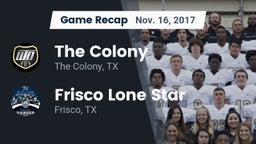 Recap: The Colony  vs. Frisco Lone Star  2017