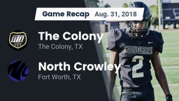 Recap: The Colony  vs. North Crowley  2018
