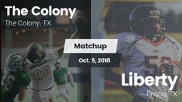 Matchup: The Colony High vs. Liberty  2018