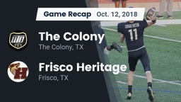 Recap: The Colony  vs. Frisco Heritage  2018