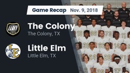 Recap: The Colony  vs. Little Elm  2018