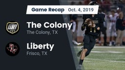Recap: The Colony  vs. Liberty  2019