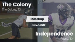 Matchup: The Colony High vs. Independence  2019