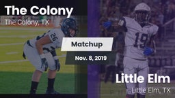 Matchup: The Colony High vs. Little Elm  2019