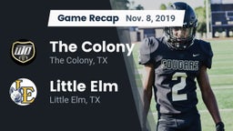 Recap: The Colony  vs. Little Elm  2019