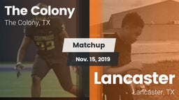 Matchup: The Colony High vs. Lancaster  2019