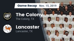 Recap: The Colony  vs. Lancaster  2019