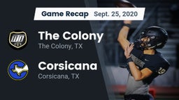 Recap: The Colony  vs. Corsicana  2020