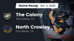 Recap: The Colony  vs. North Crowley  2020
