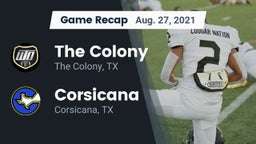 Recap: The Colony  vs. Corsicana  2021
