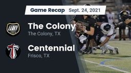 Recap: The Colony  vs. Centennial  2021