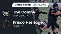 Recap: The Colony  vs. Frisco Heritage  2021