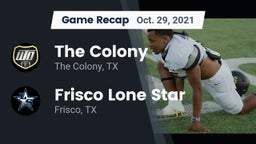 Recap: The Colony  vs. Frisco Lone Star  2021