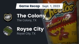 Recap: The Colony  vs. Royse City  2023