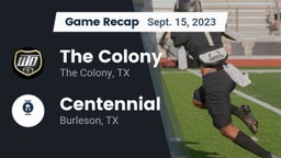 Recap: The Colony  vs. Centennial  2023