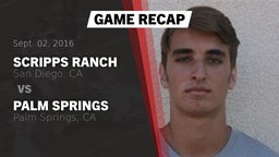 Recap: Scripps Ranch  vs. Palm Springs  2016