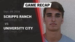 Recap: Scripps Ranch  vs. University City  2016