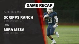 Recap: Scripps Ranch  vs. Mira Mesa  2016