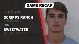 Recap: Scripps Ranch  vs. Sweetwater  2016