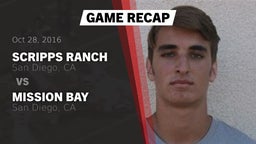 Recap: Scripps Ranch  vs. Mission Bay  2016