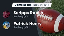 Recap: Scripps Ranch  vs. Patrick Henry  2017
