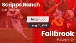 Matchup: Scripps Ranch High vs. Fallbrook  2018