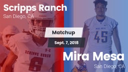 Matchup: Scripps Ranch High vs. Mira Mesa  2018