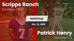 Matchup: Scripps Ranch High vs. Patrick Henry  2018