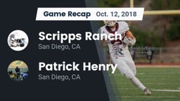 Recap: Scripps Ranch  vs. Patrick Henry  2018