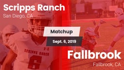 Matchup: Scripps Ranch High vs. Fallbrook  2019