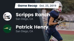 Recap: Scripps Ranch  vs. Patrick Henry  2019