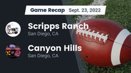 Recap: Scripps Ranch  vs. Canyon Hills  2022