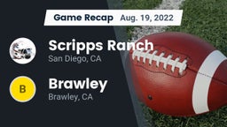 Recap: Scripps Ranch  vs. Brawley  2022
